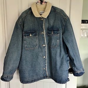 New, Old Navy XL lined Denim Jacket